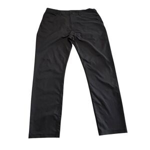 Public Rec Mens Dealmaker 5-Pocket Pants Size 34x32 Black Performance Golf Poly